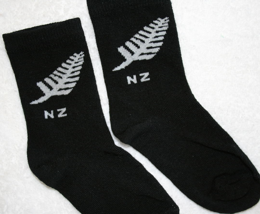 Merino Wool Silver Fern Socks for Children. image 0